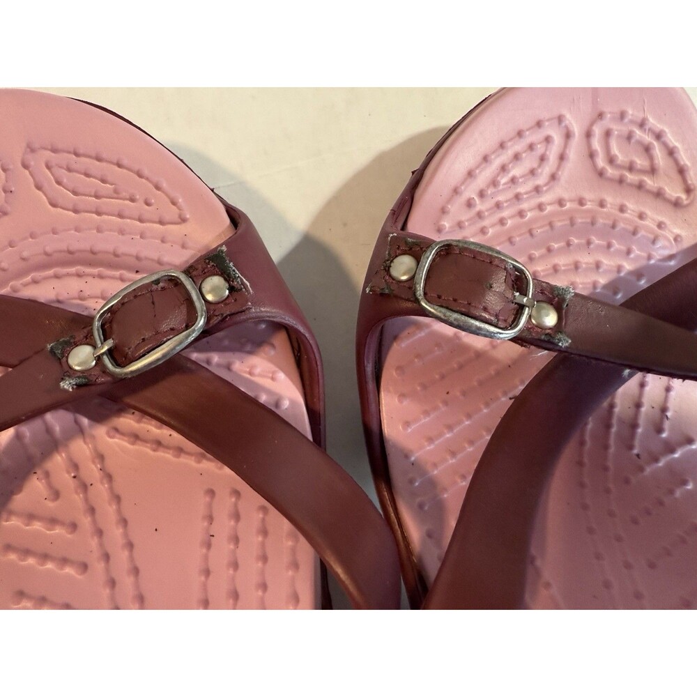 Women’s Pink Platform Slide Sandals - Picture 11 of 14